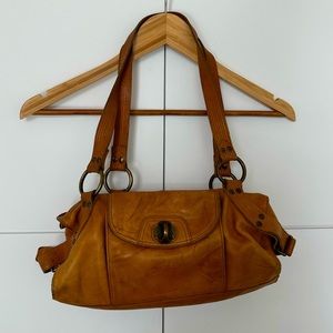 KENNETH COLE reaction leather handbag -Used condition